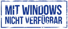 Mit Windows nicht verfügbar